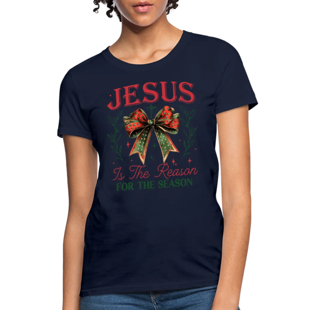 Jesus Is The Reason For The Season Women's Contoured T-Shirt