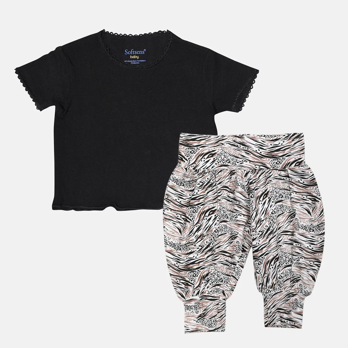 Jungle Diva Bamboo T-shirt & Bottoms Set