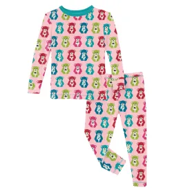 KicKee Pants Lotus Happy Teddy L/S Pajama Set