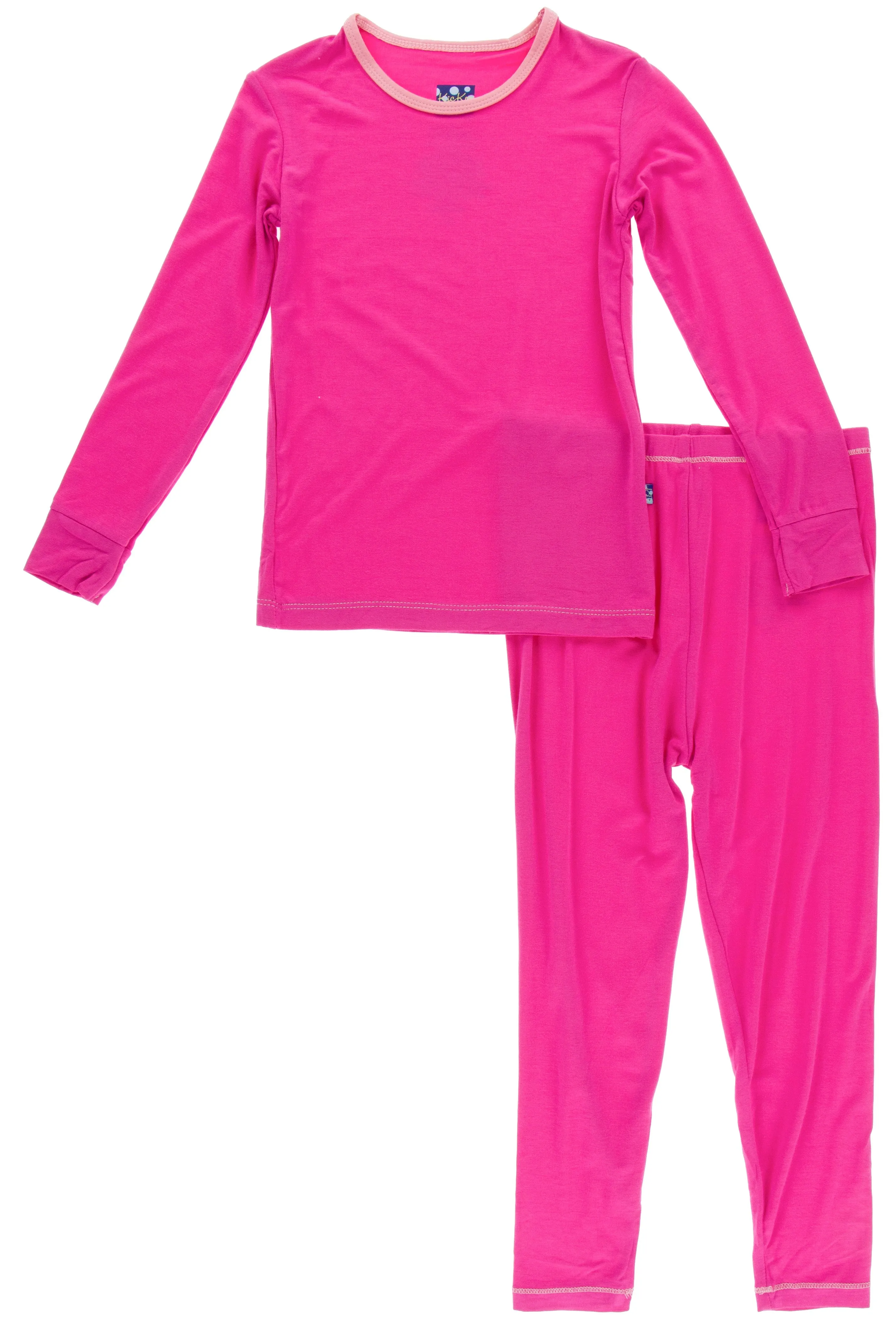 KicKee Pants Solid L/S Pajama Set