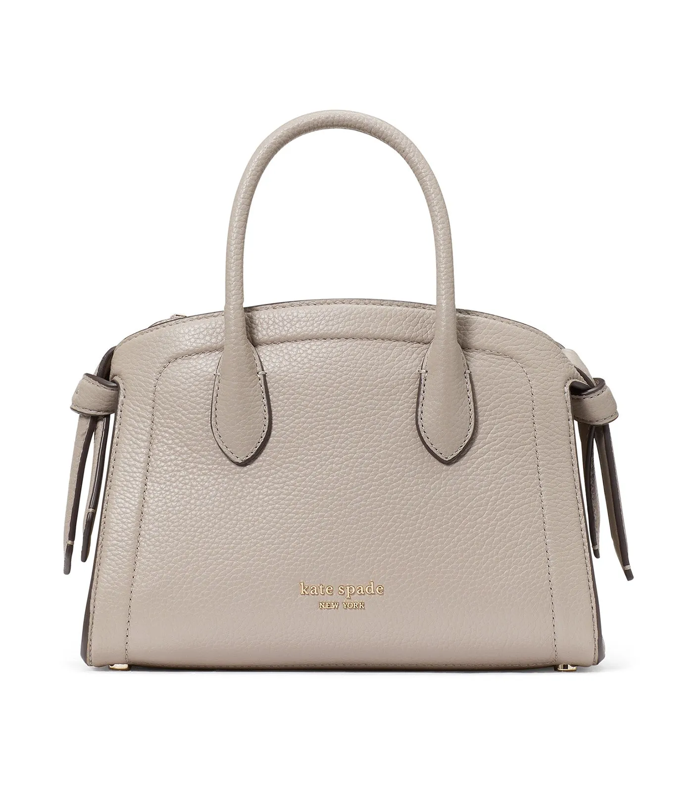 Knott Mini Zip-Top Satchel Warm Taupe