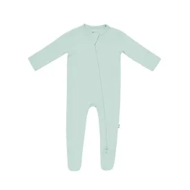 Kyte Baby Zippered Footed Sleepsuit - Sage