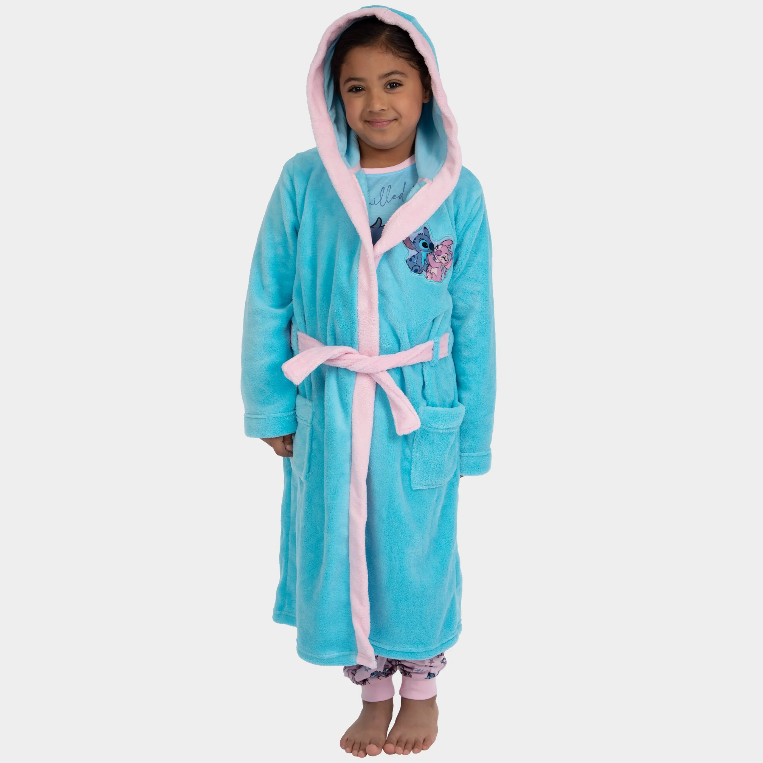 Lilo And Stitch Dressing Gown And Pyjama Set