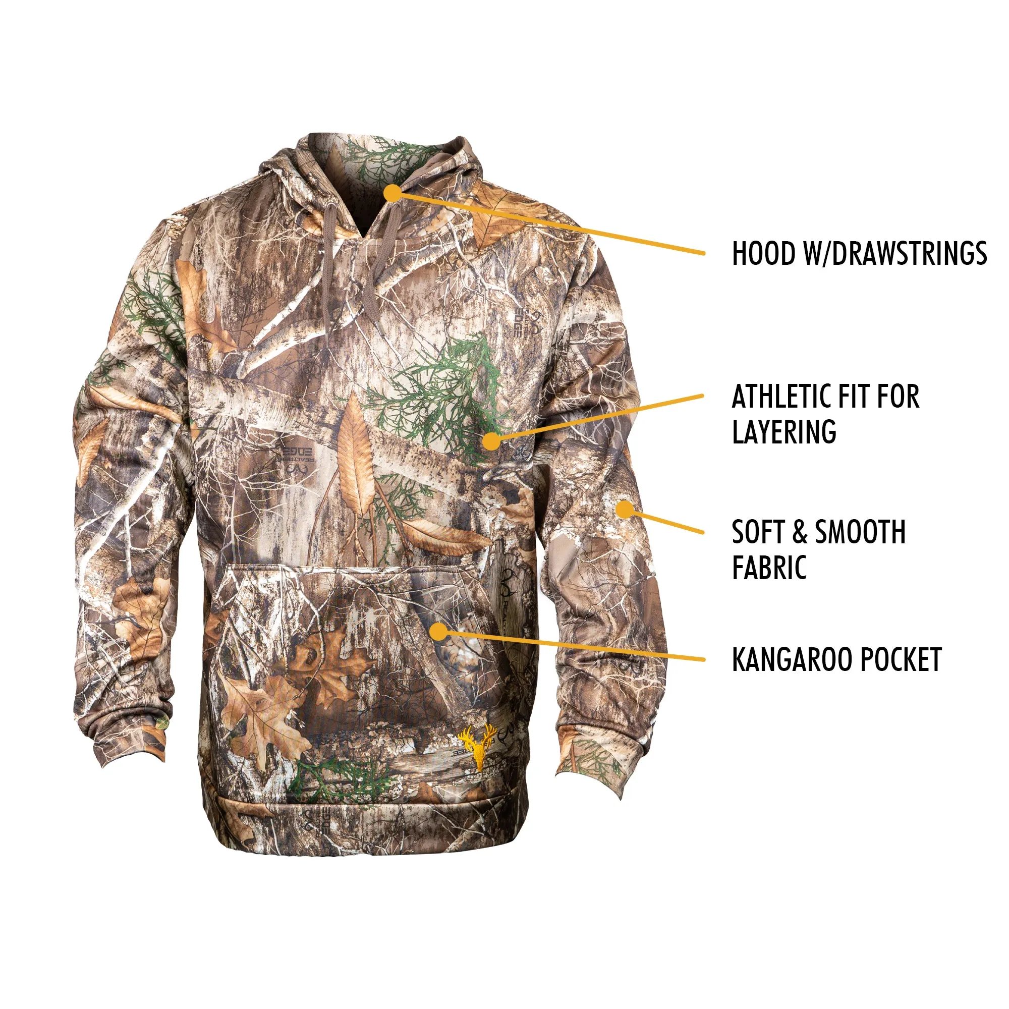 Men's Hunting Performance Fleece Hoodie