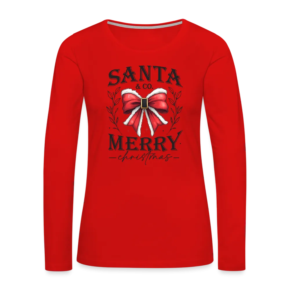 Merry Christmas Santa & Co Women's Premium Long Sleeve T-Shirt