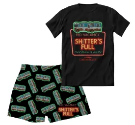 National Lampoon's Christmas Vacation Pajama Set – Sleep Shirt & Boxer Shorts (Sh*tter's Full)