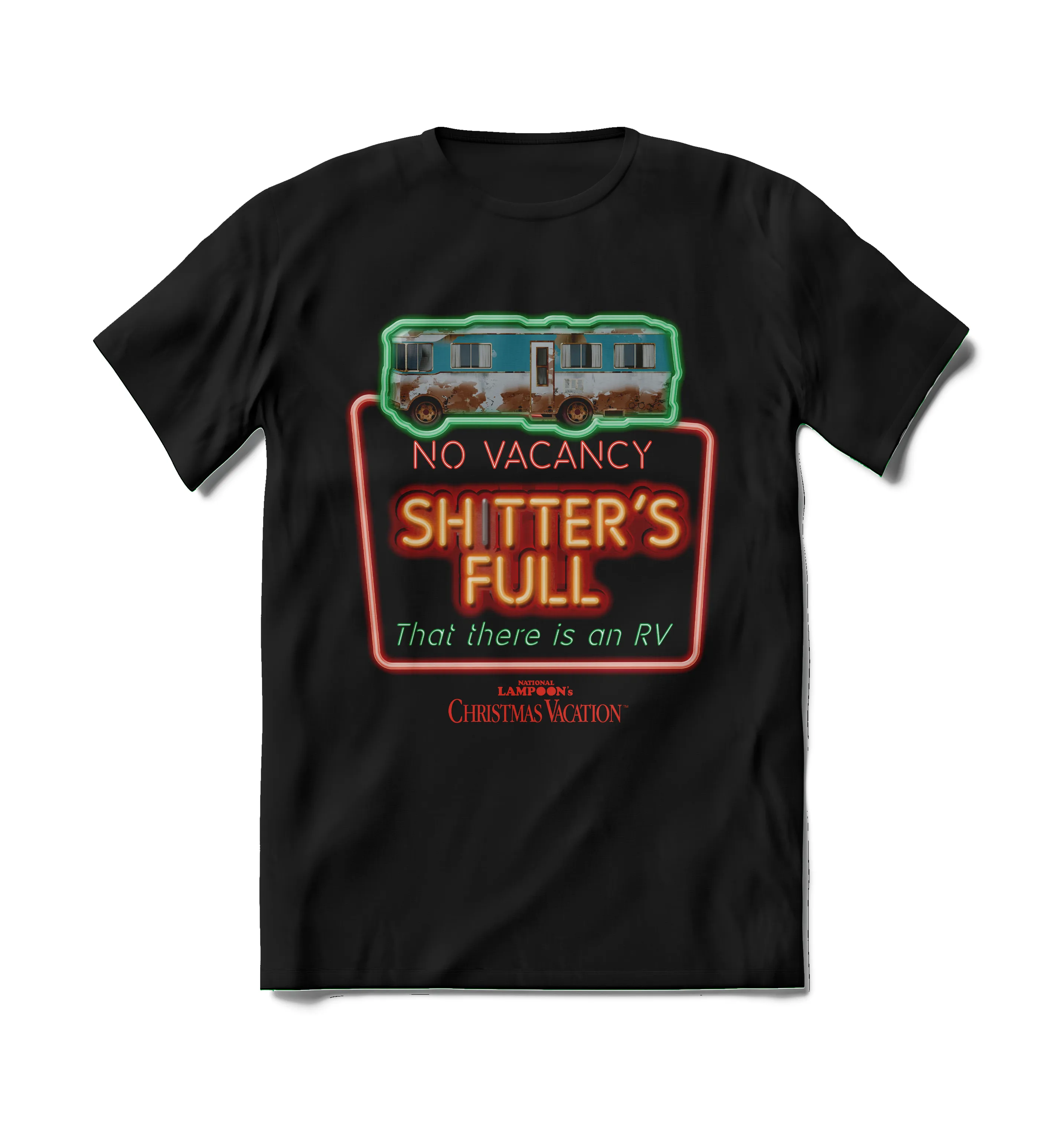 National Lampoon's Christmas Vacation Pajama Set – Sleep Shirt & Boxer Shorts (Sh*tter's Full)