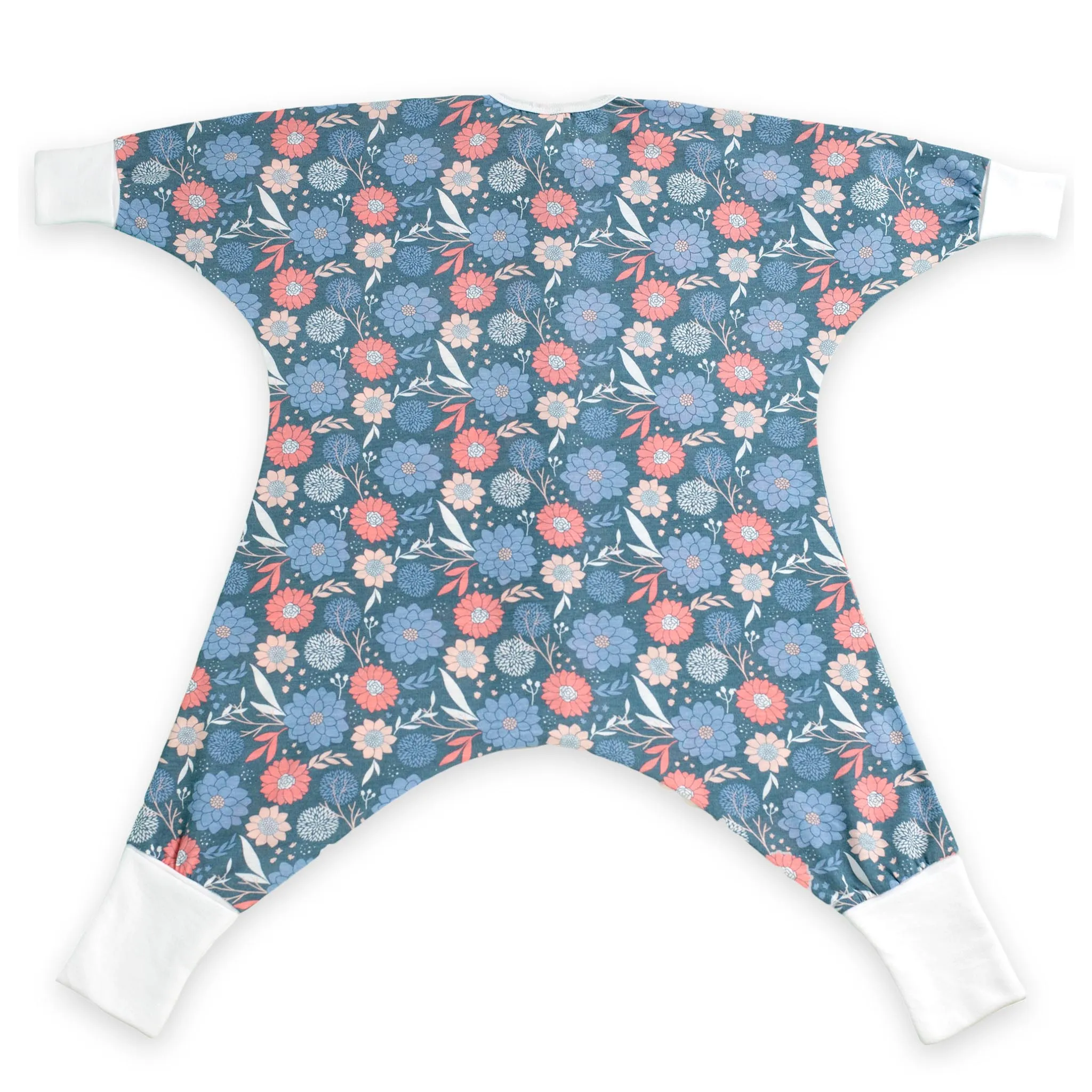 Navy Flower Flying Squirrel Pajama