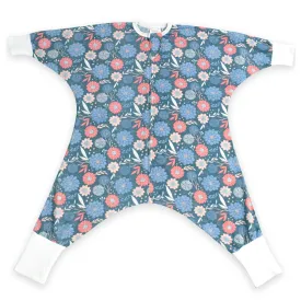 Navy Flower Flying Squirrel Pajama