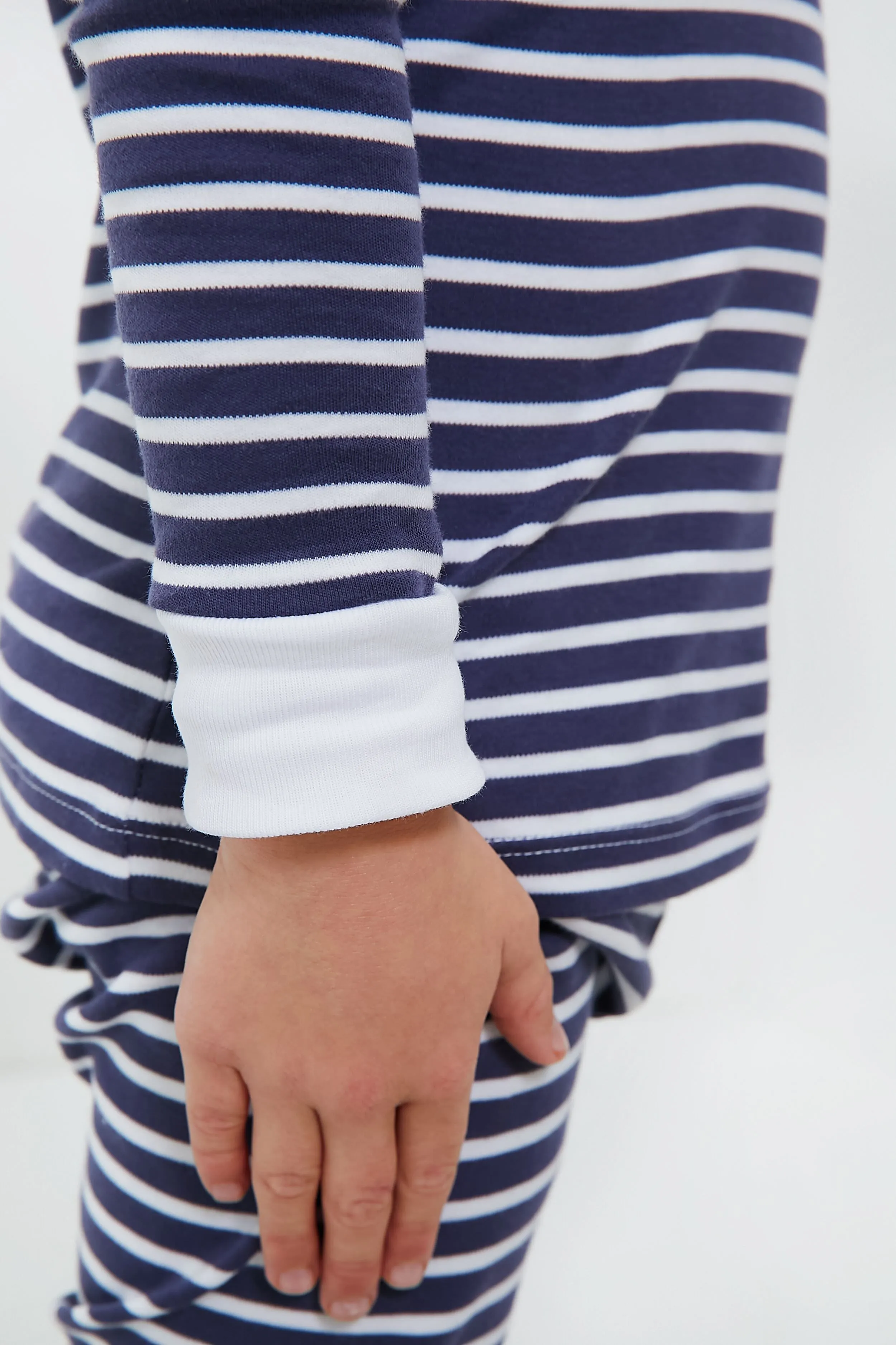 Navy Stripe Pajama Set