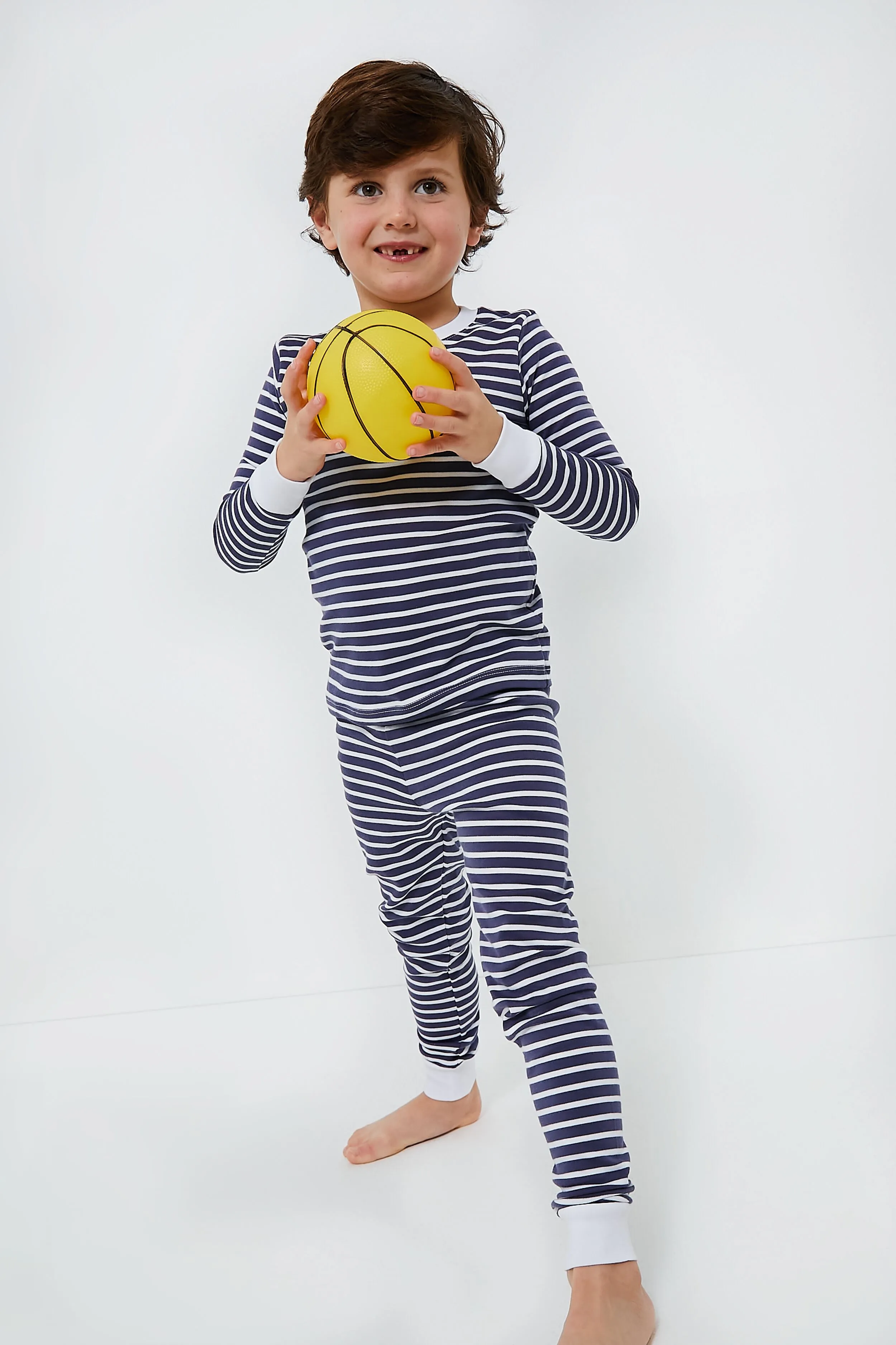 Navy Stripe Pajama Set