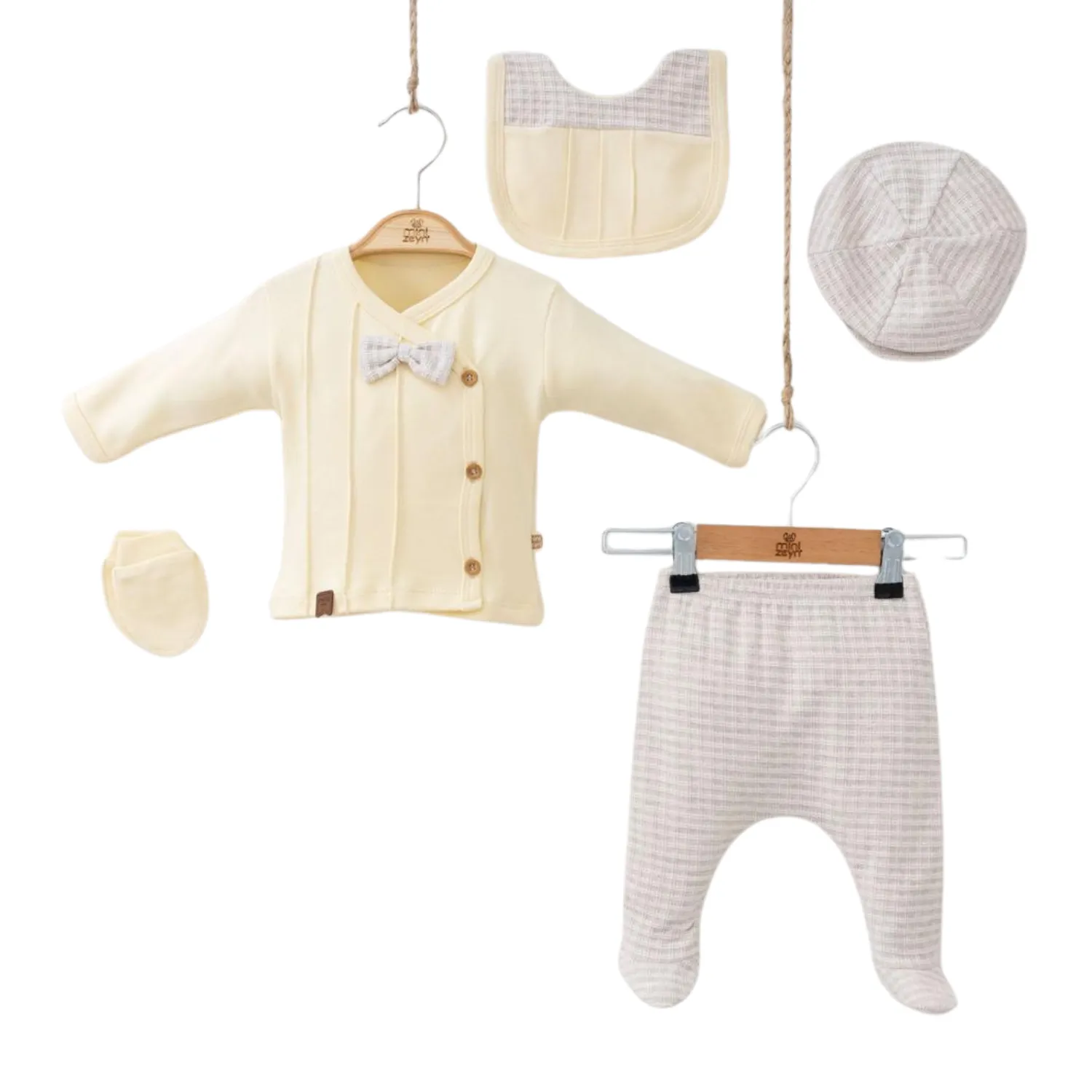 Newborn Tuxedo 5PC Set