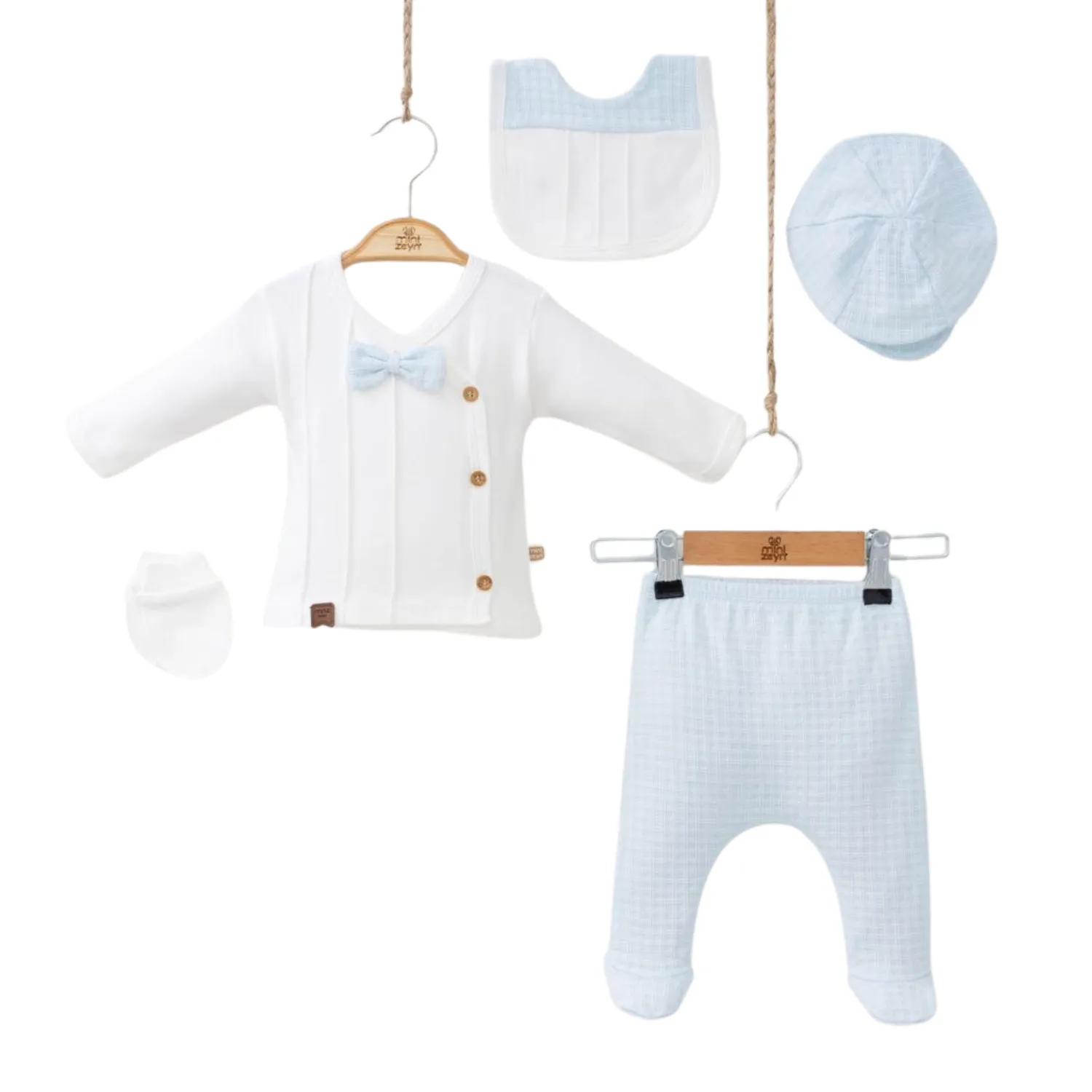 Newborn Tuxedo 5PC Set