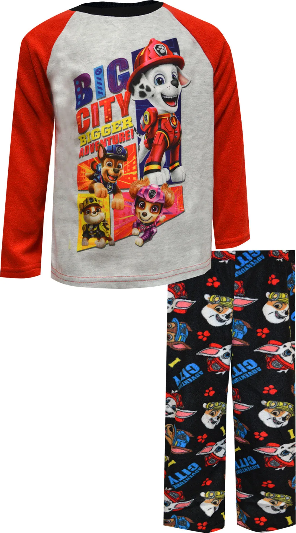 Paw Patrol Big City Bigger Adventure Fleece Toddler Pajamas