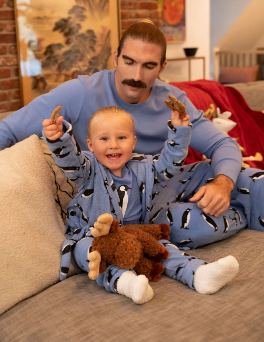 Penguin Matching Family Pajama Set