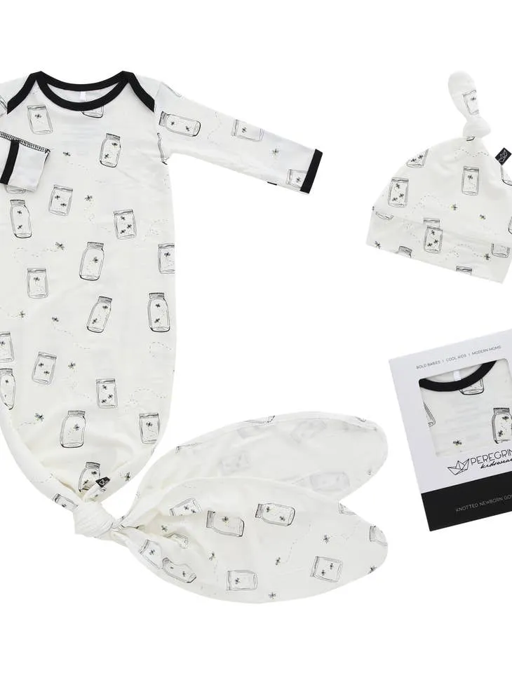 Peregrine Newborn Gown   Hat Sets