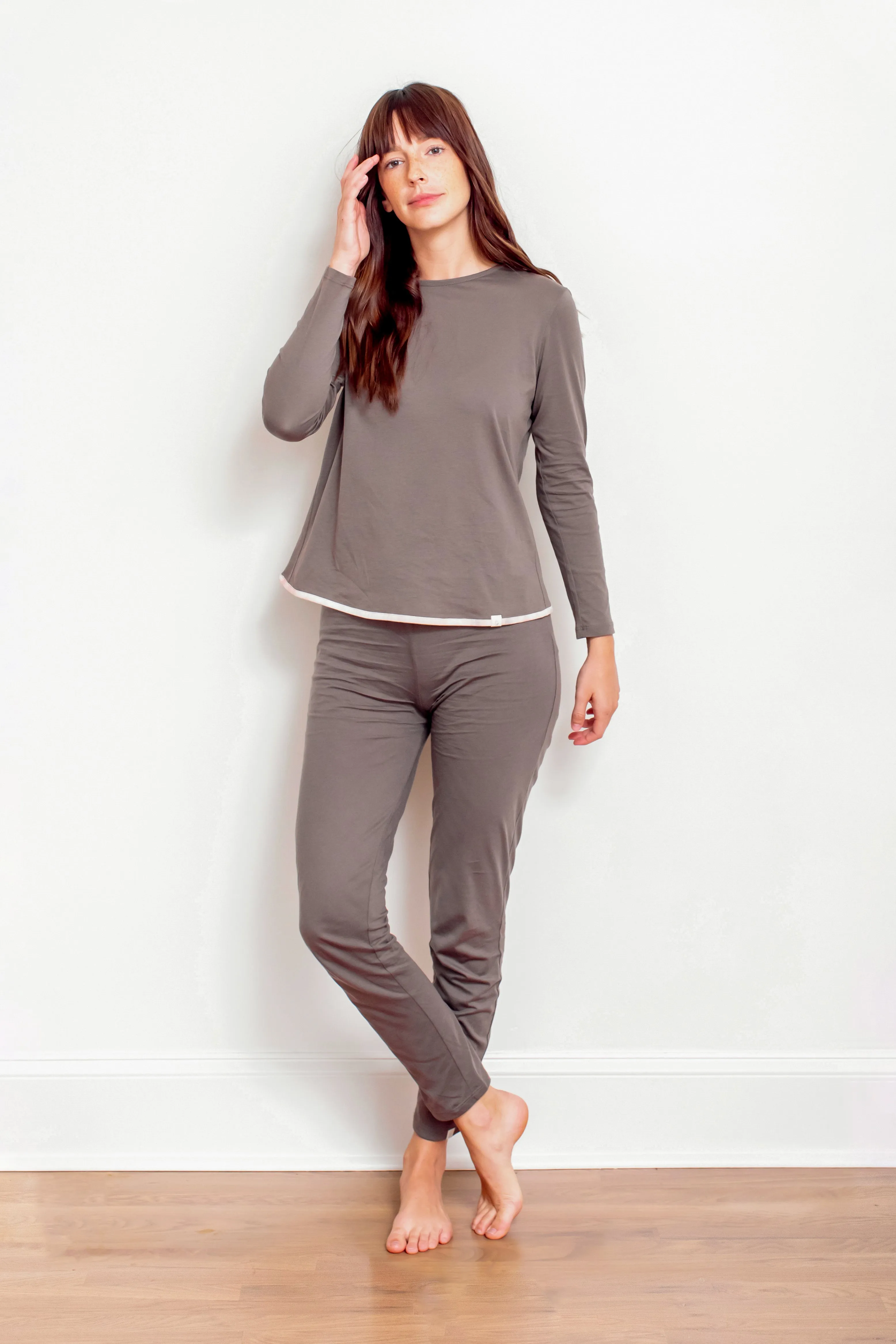 PIMA LONG SLEEVE PANTS SET