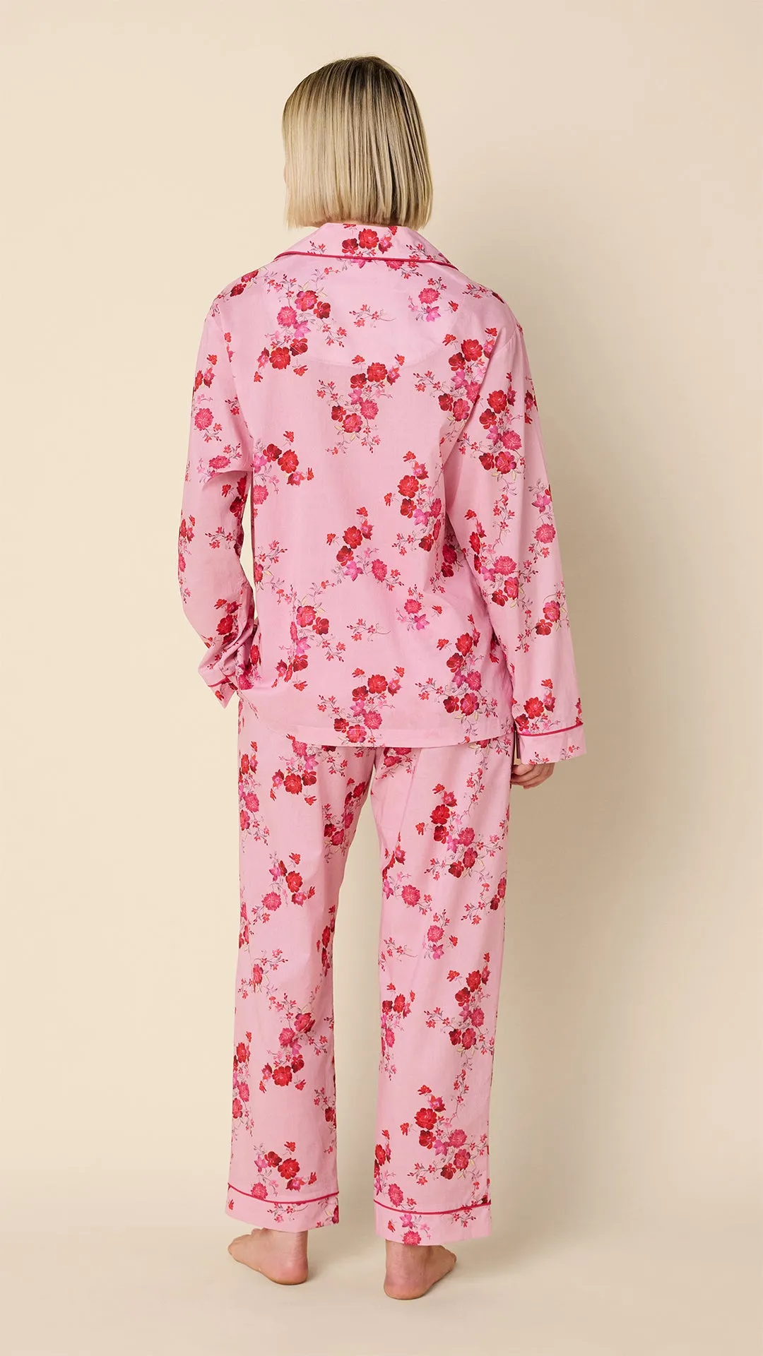 Pink Roses Voile Pajama