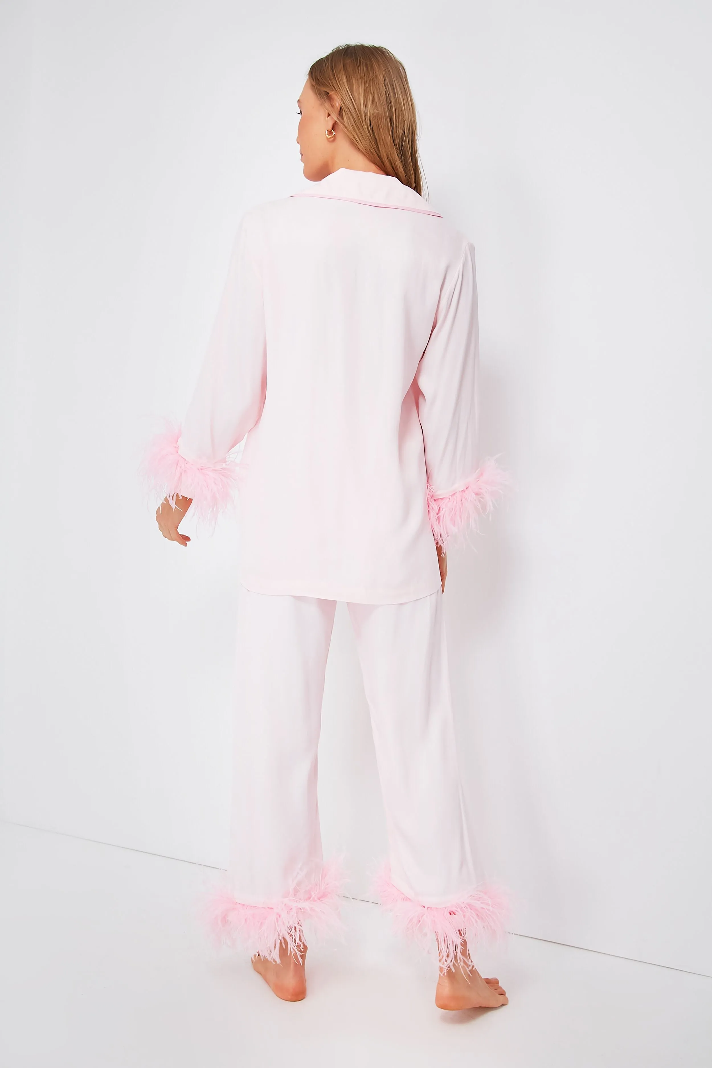 Pink Wedding Pajama Set