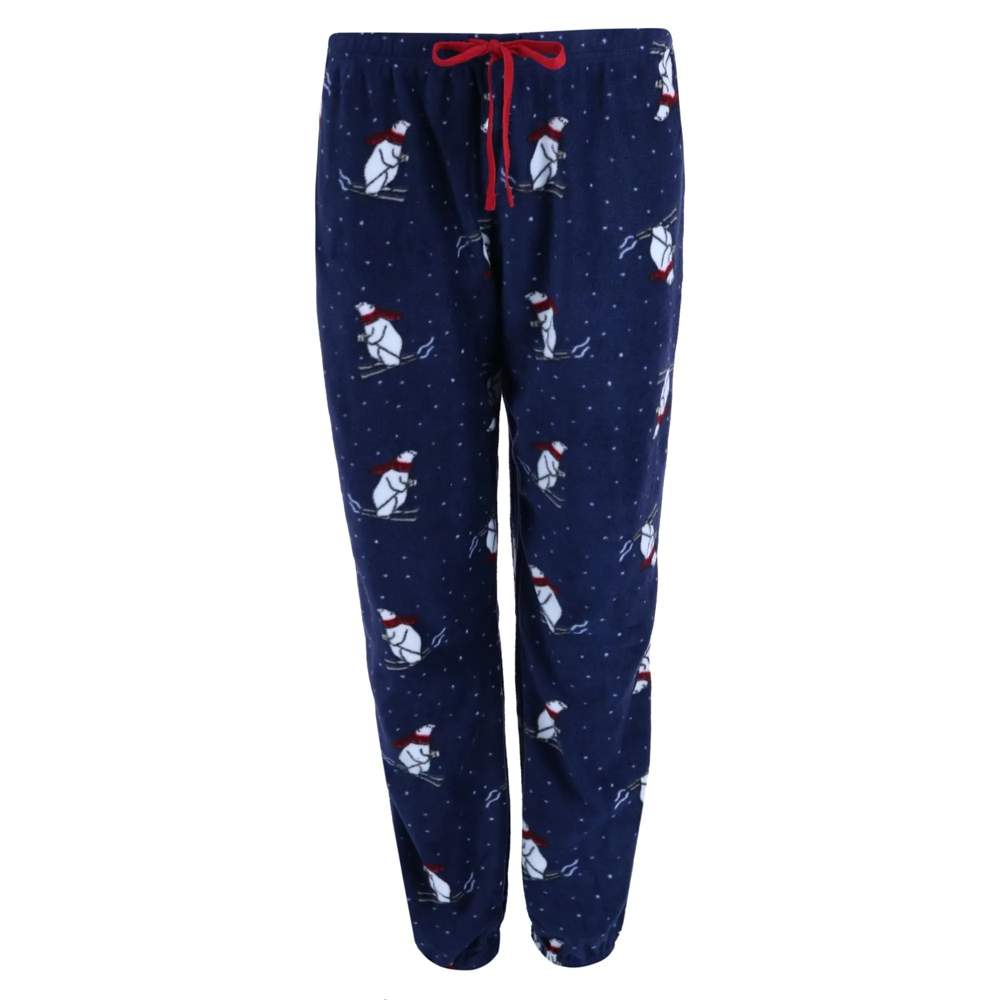 PJ Couture Women's Polar Bear Henley and Jogger Sleep Set