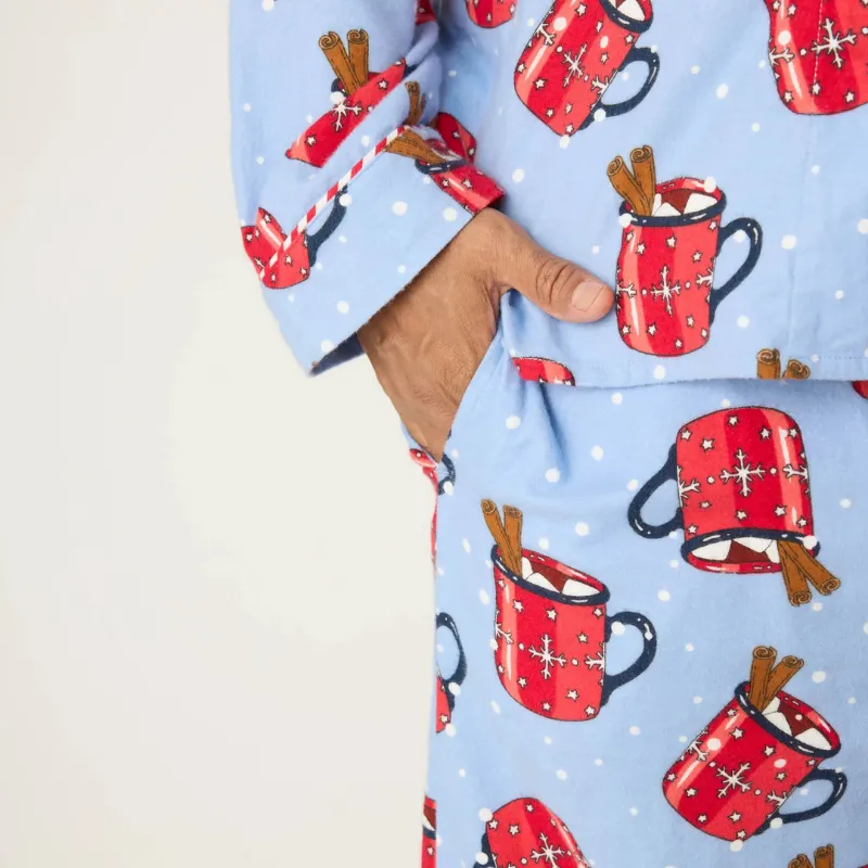 PJ Salvage Flannel Hug in a Mug Unisex Set