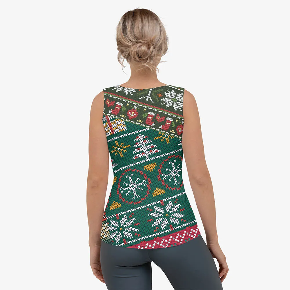 Printed Flex Vest "Oh! Oh! Oh!" Red/Green