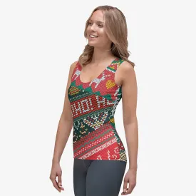 Printed Flex Vest "Oh! Oh! Oh!" Red/Green