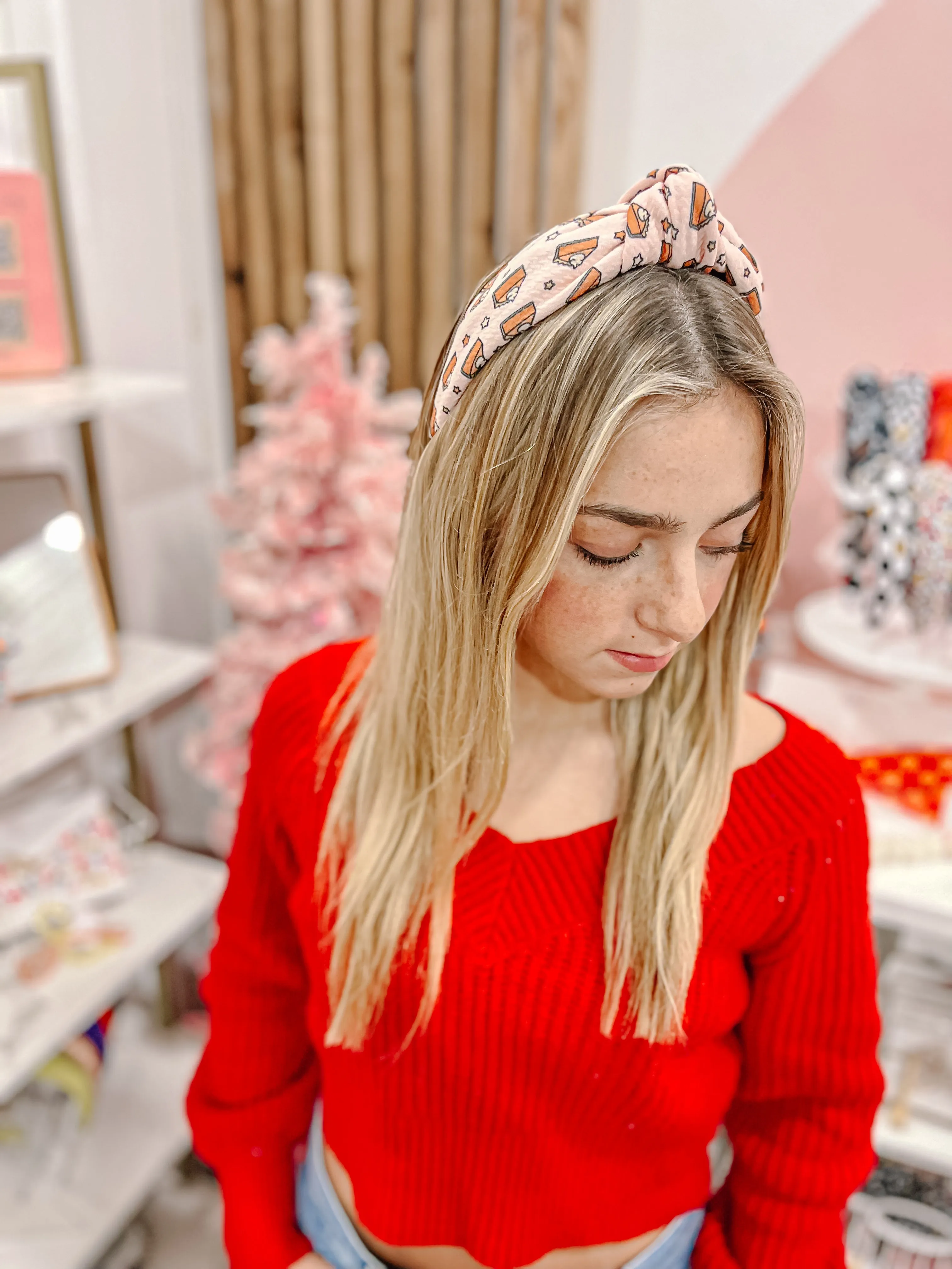 Pumpkin Pie Knotted Headband