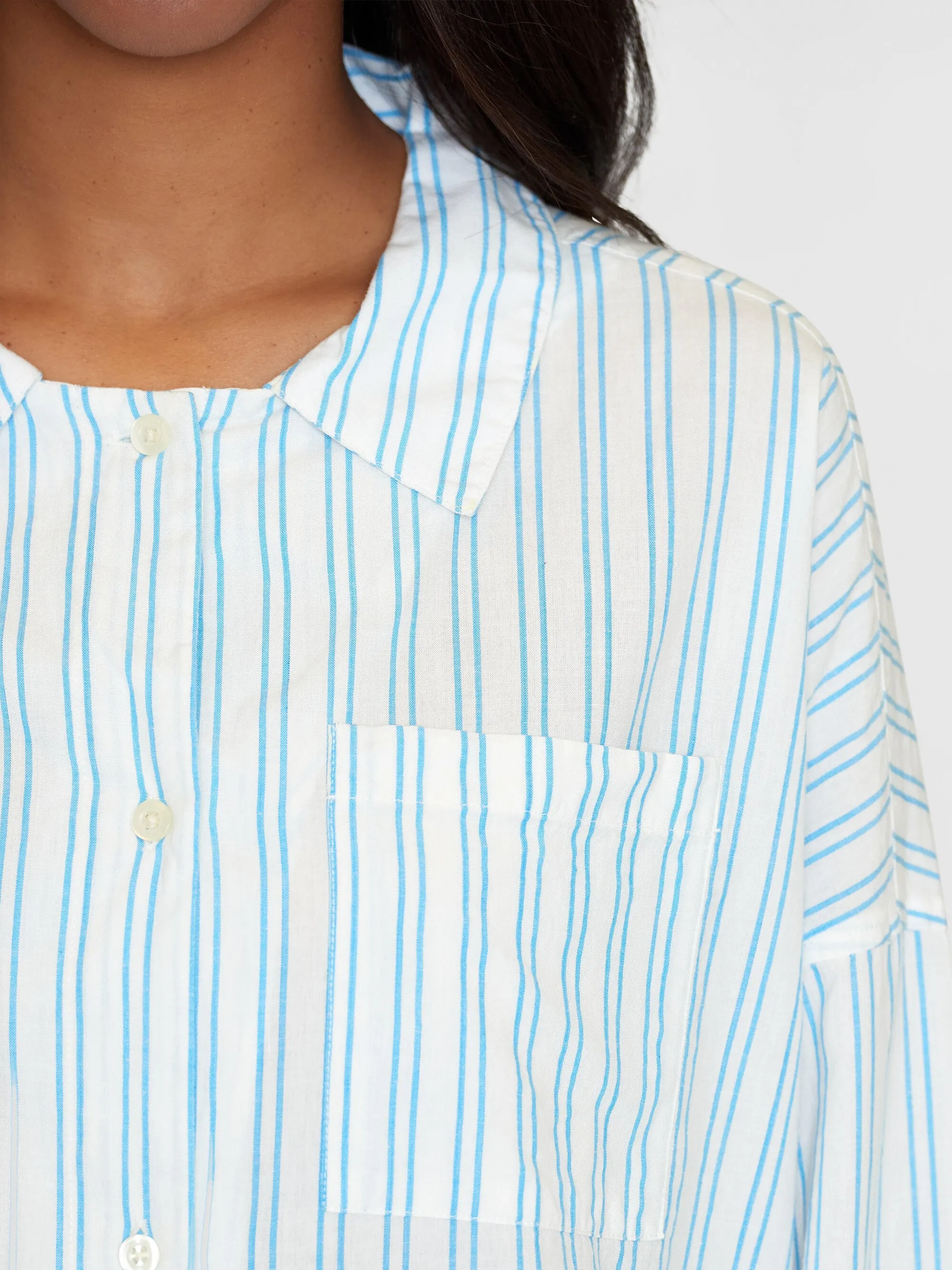 Pyjama set - GOTS/Vegan - Blue stripe