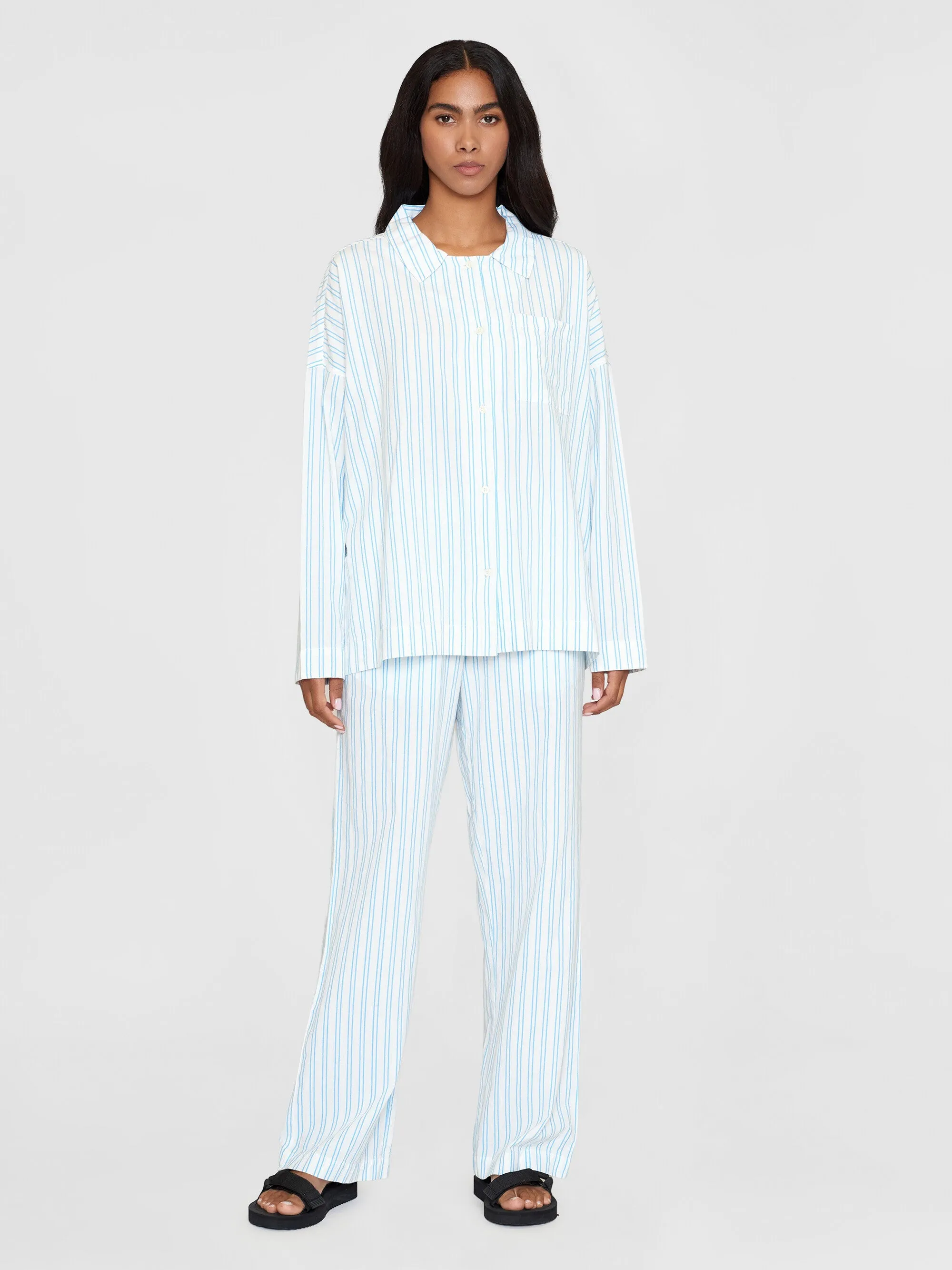 Pyjama set - GOTS/Vegan - Blue stripe