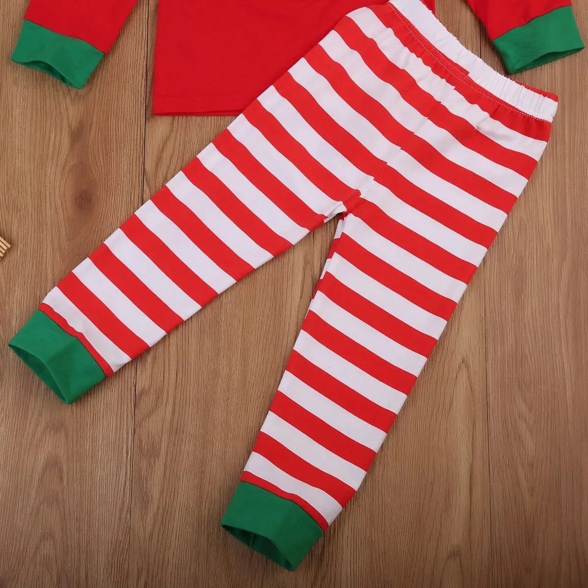 Reindeer-Themed T-Shirt And Pants Set