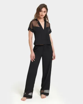 Richmond Long Pajama Set Black