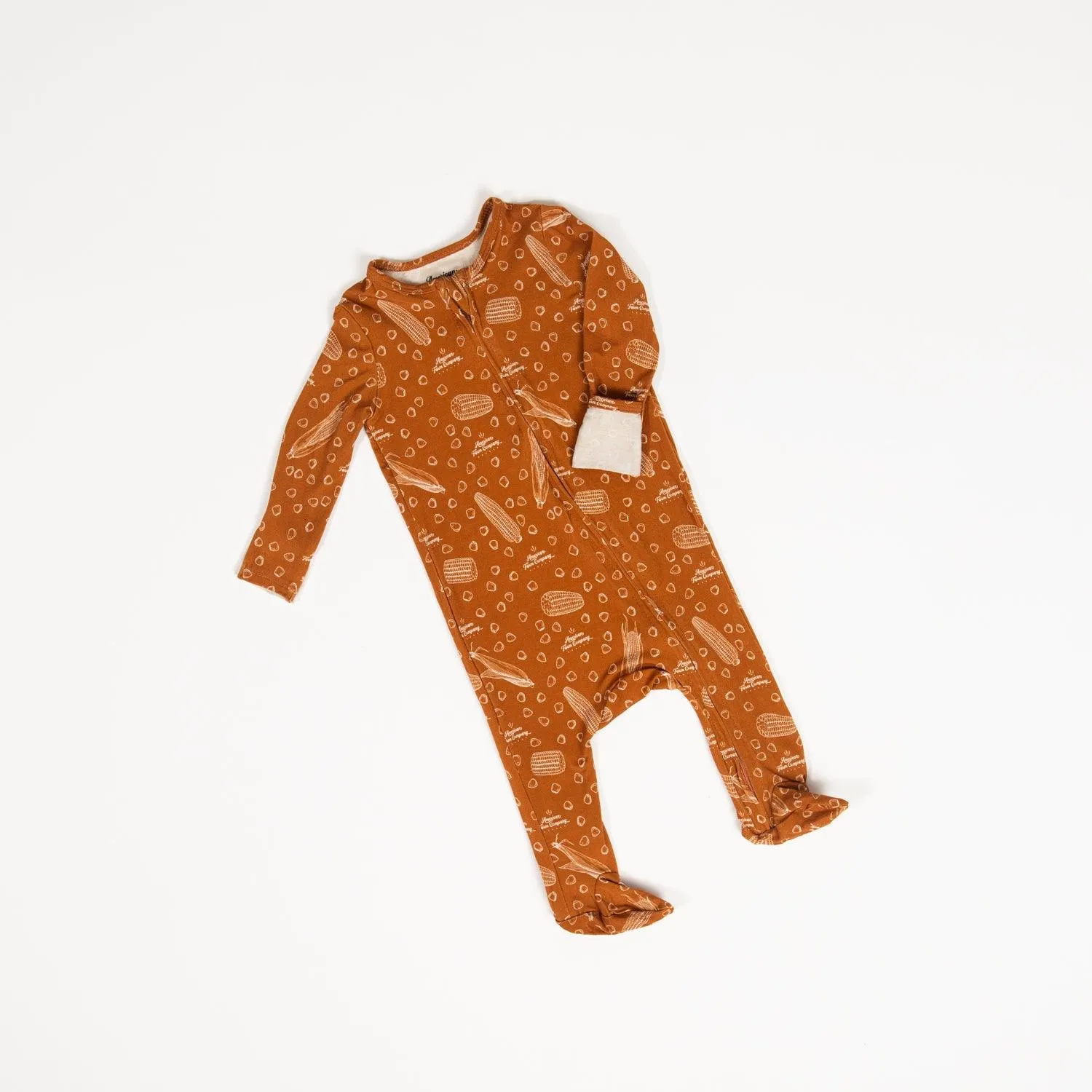 Rustic Corn Baby Bamboo Pajamas