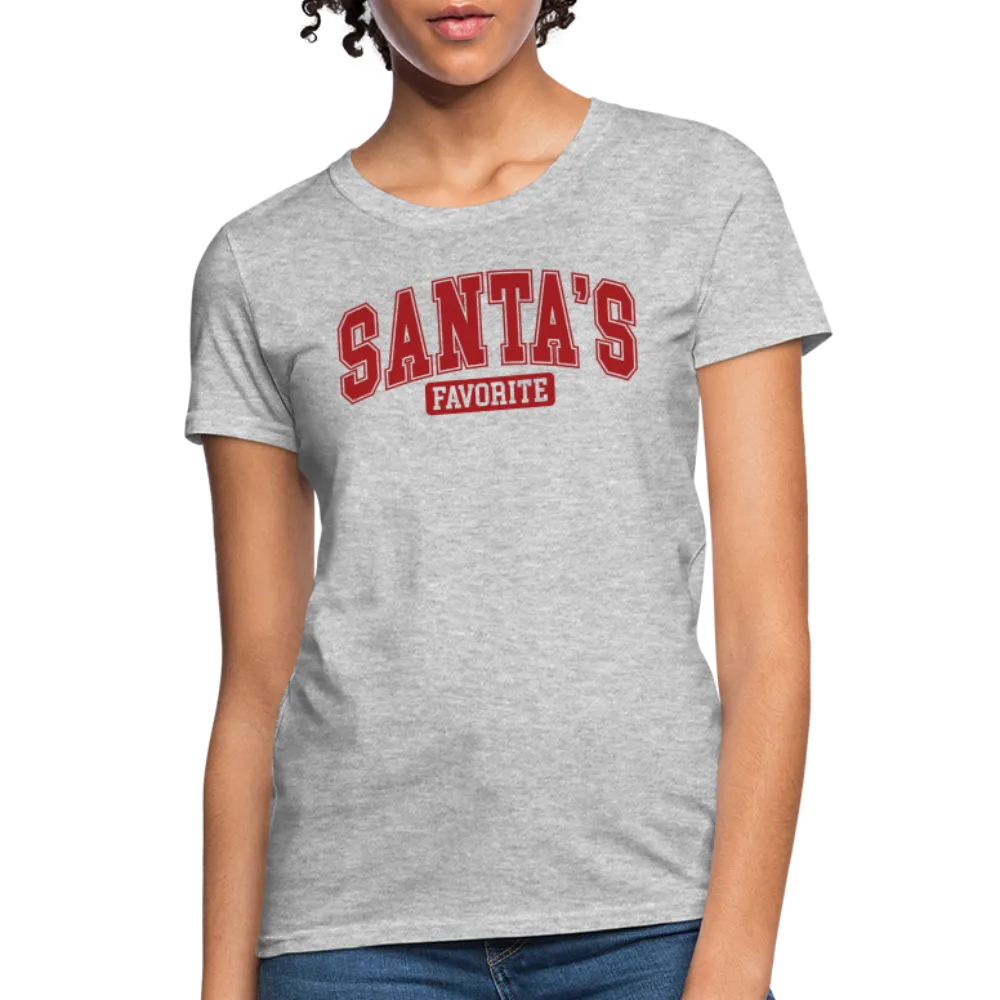 Santa's Favorite Women's Contoured T-Shirt