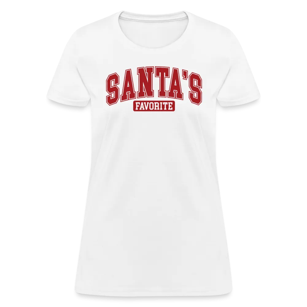 Santa's Favorite Women's Contoured T-Shirt