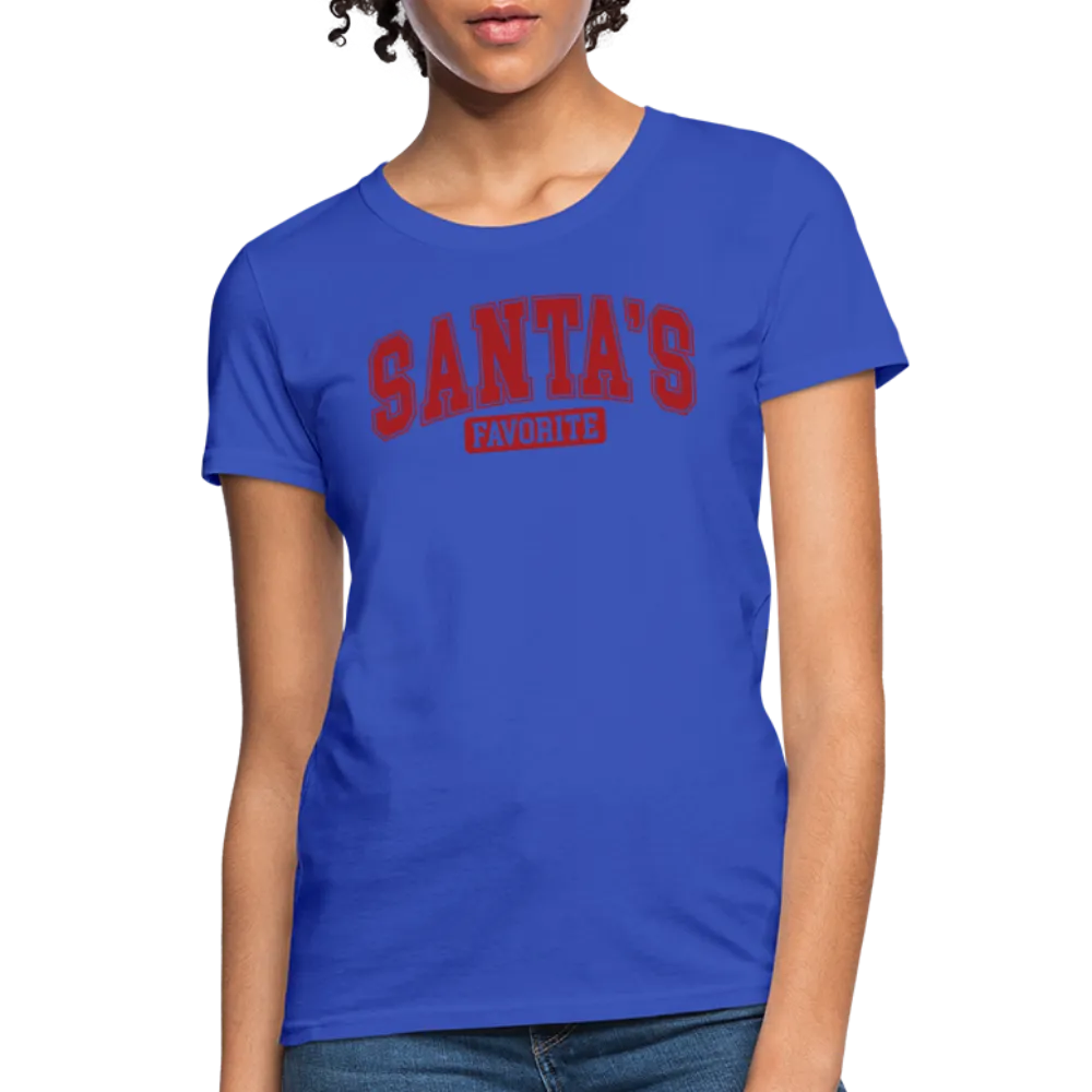 Santa's Favorite Women's Contoured T-Shirt