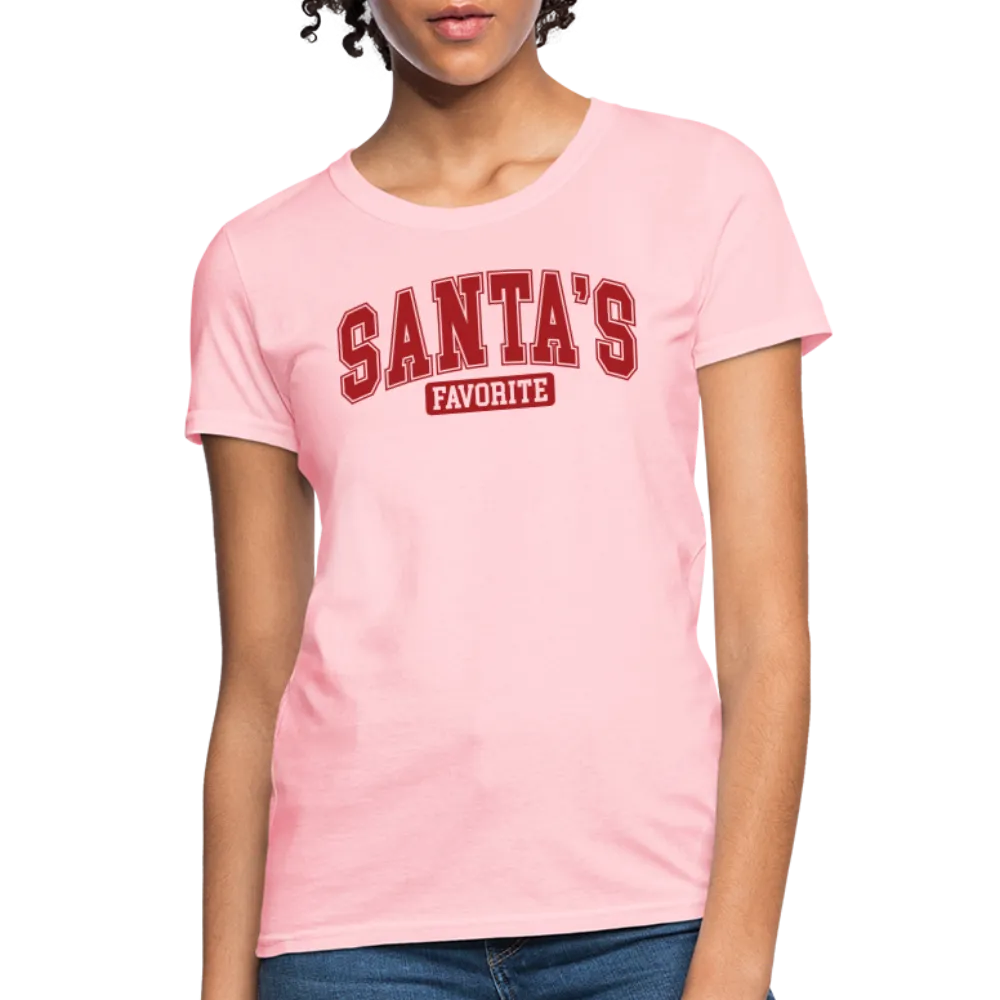 Santa's Favorite Women's Contoured T-Shirt