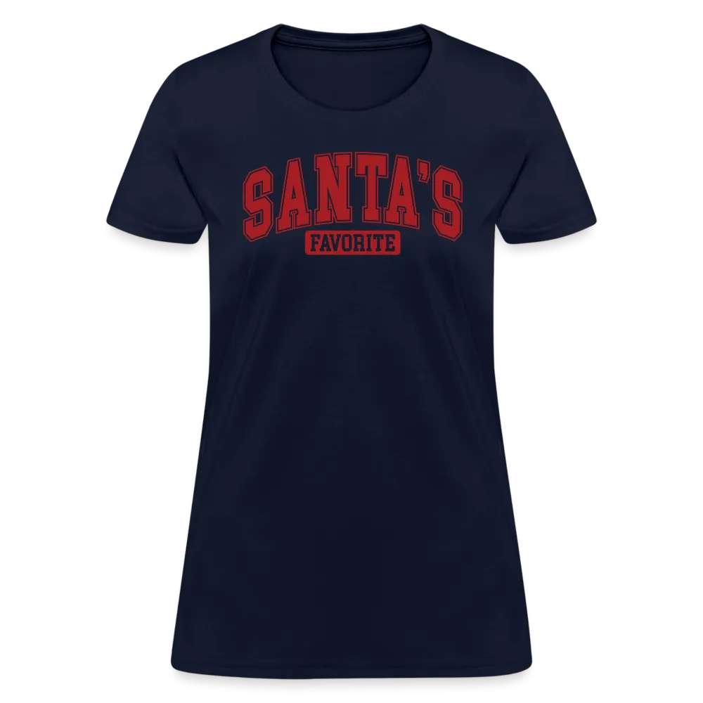 Santa's Favorite Women's Contoured T-Shirt