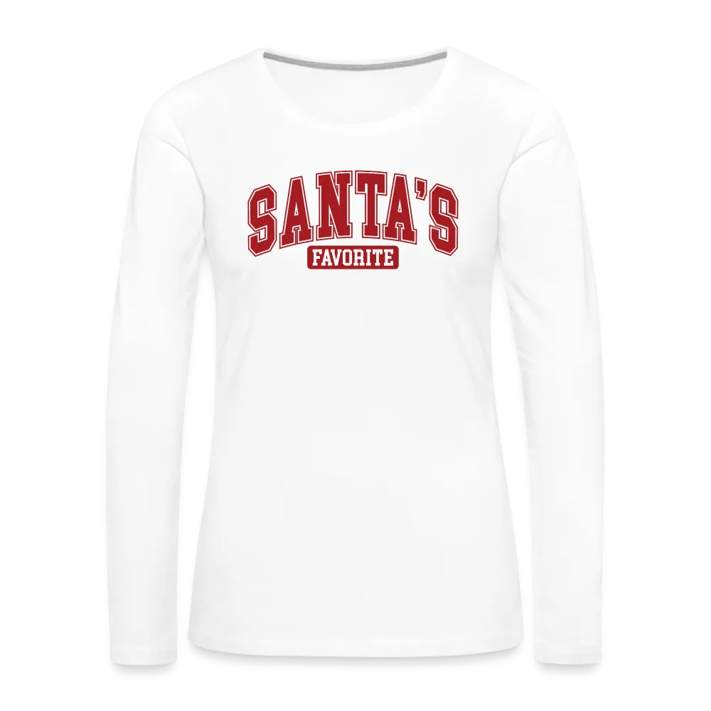 Santa's Favorite Women's Premium Long Sleeve T-Shirt