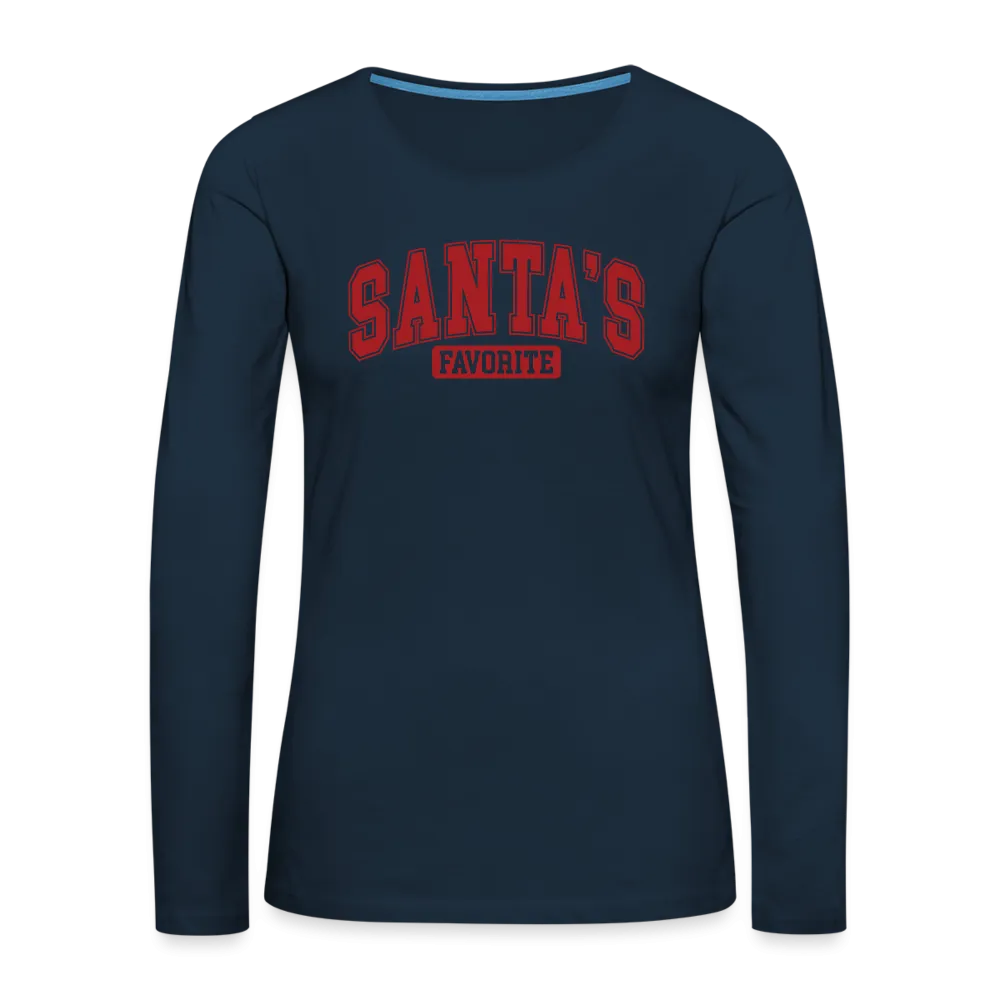 Santa's Favorite Women's Premium Long Sleeve T-Shirt