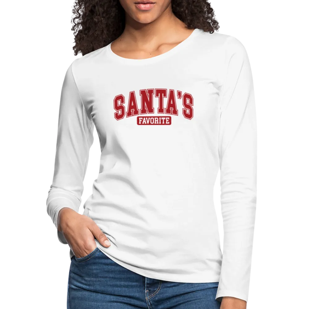 Santa's Favorite Women's Premium Long Sleeve T-Shirt