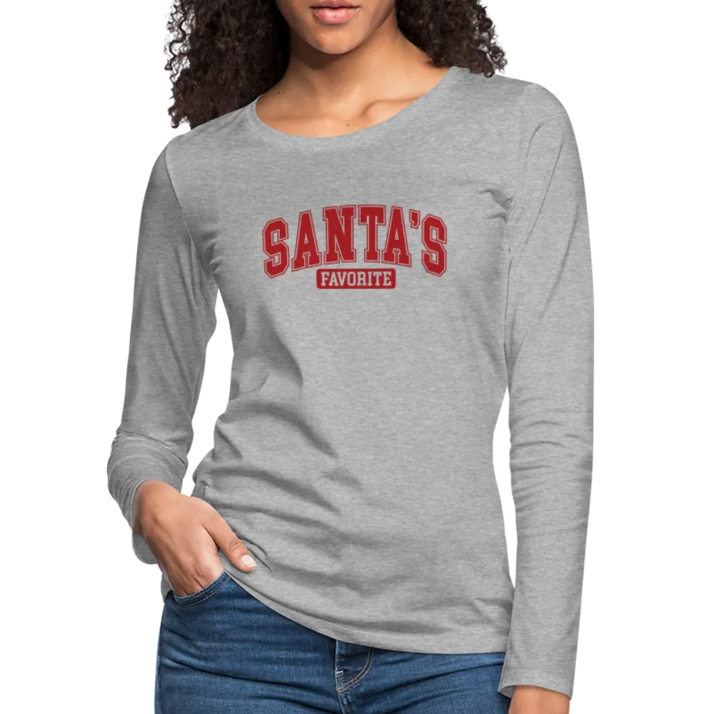 Santa's Favorite Women's Premium Long Sleeve T-Shirt