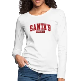 Santa's Favorite Women's Premium Long Sleeve T-Shirt