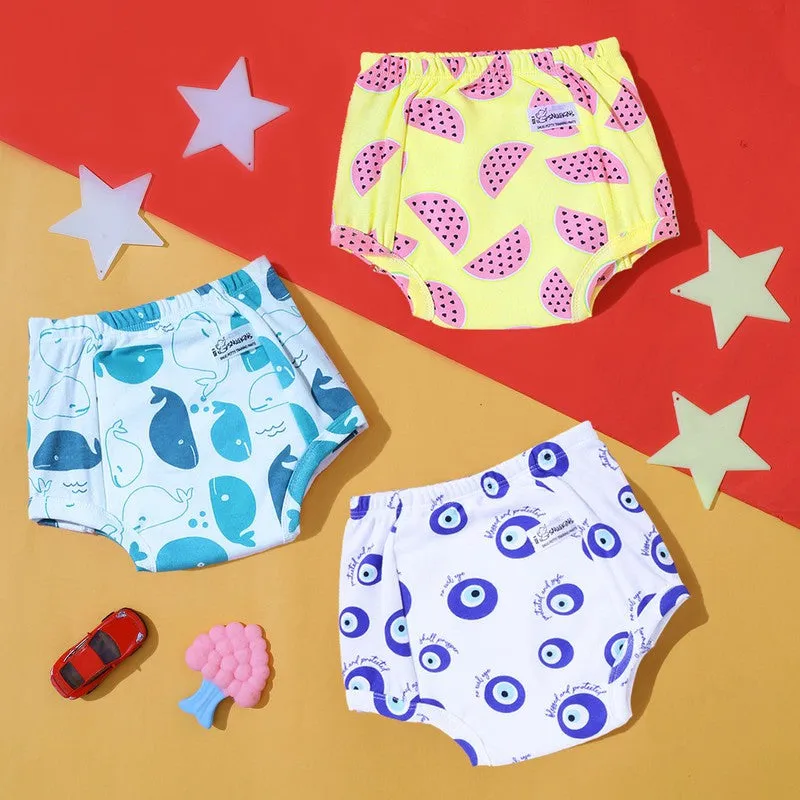 Size 1  Playtime Trio Snug Potty Training Pull-up Pants Kids (Fits 1-2 years) - Pack of 12