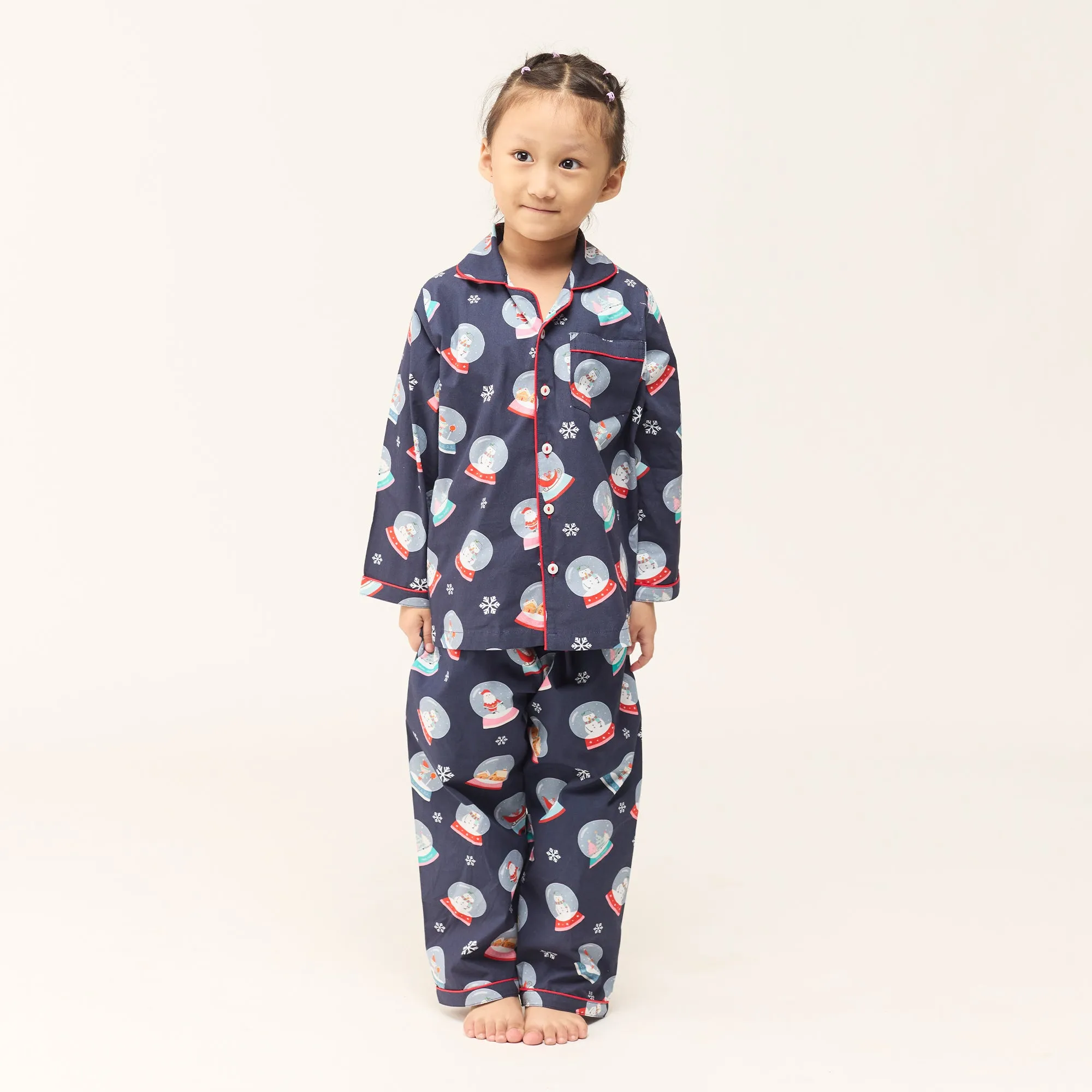 Snowglobes Pajama Set For Kids