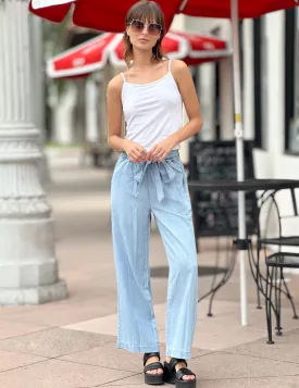 Soft Denim Wide Leg