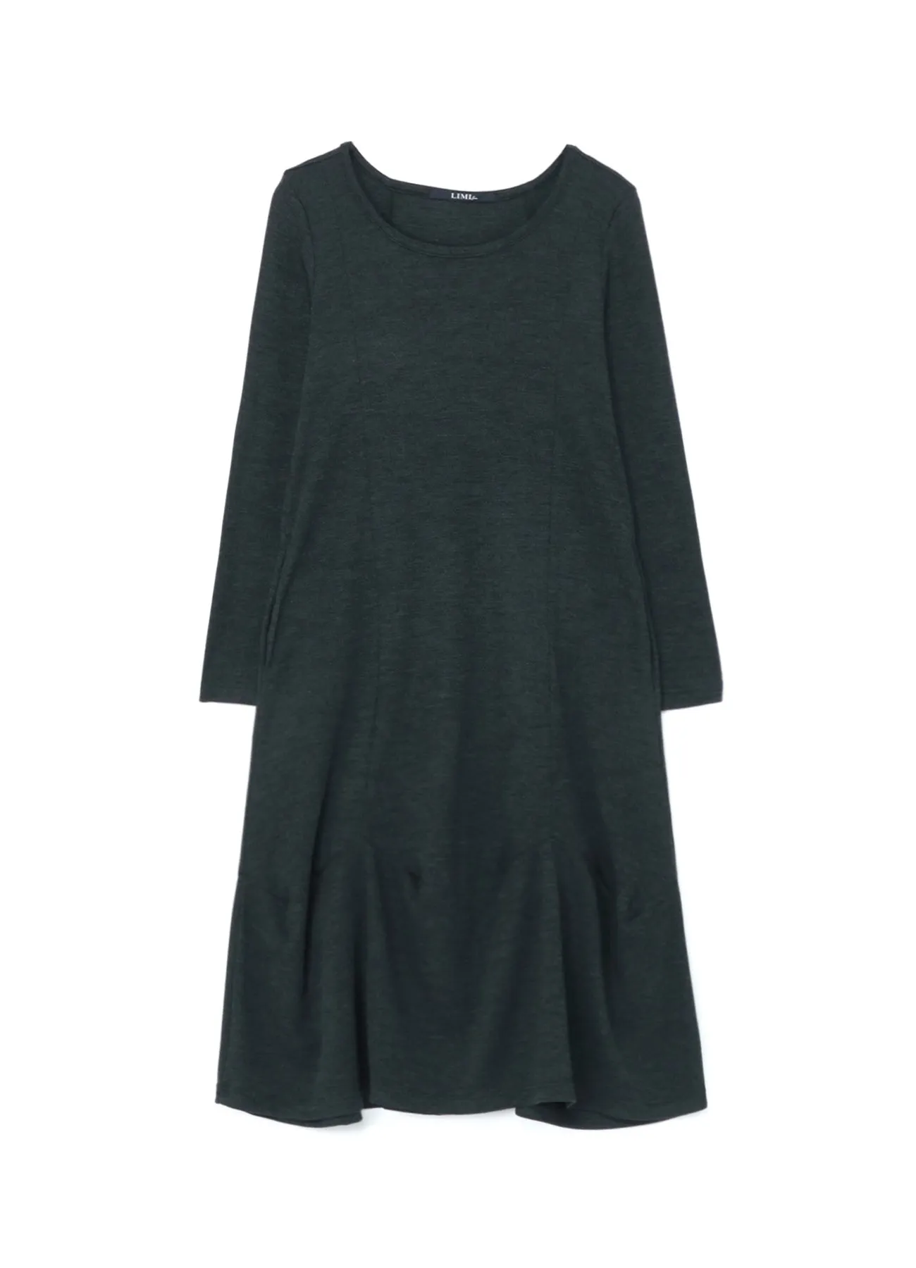 SOFT WOOL DRESS WITH DARTS