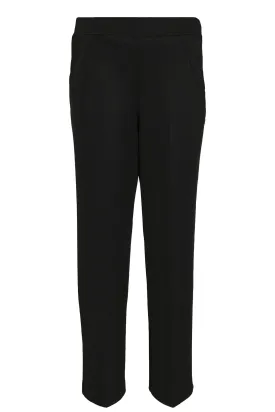 Stretchable Office Pants without Zipper - Black