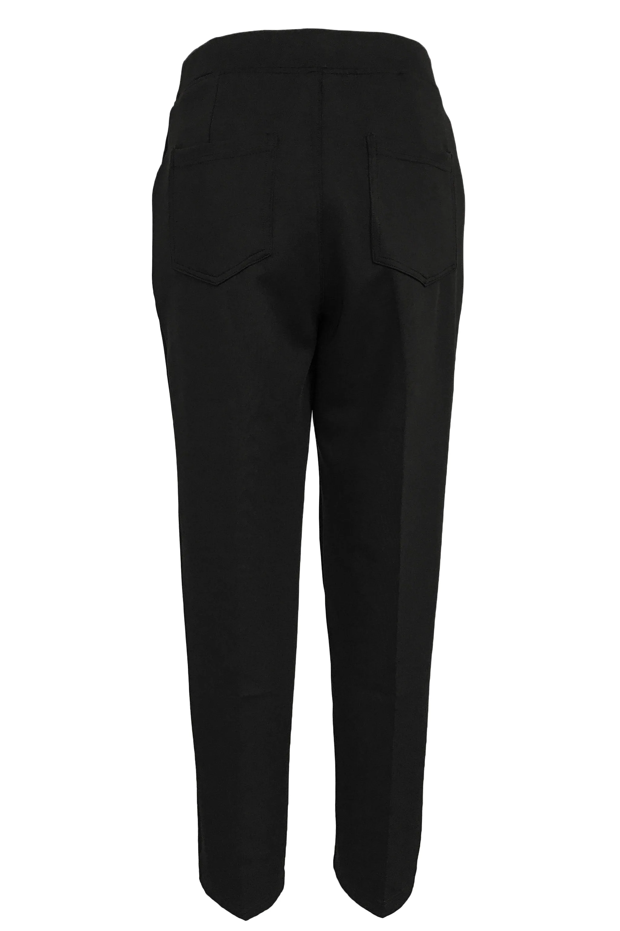 Stretchable Office Pants without Zipper - Black