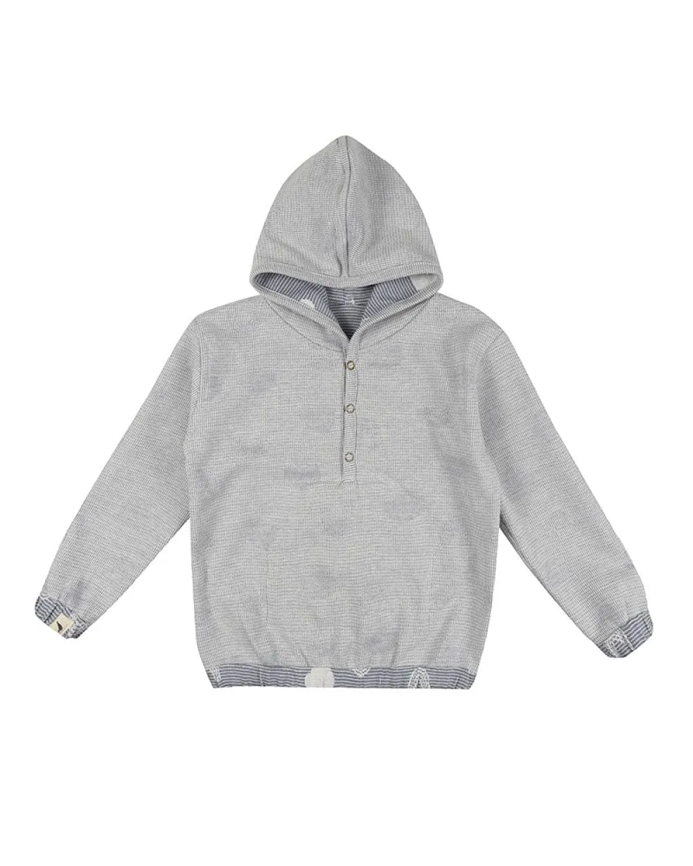 The Jacquard Cloud Reversible Hoodie - KIDS